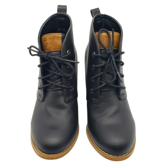 Nautica Heeled Ankle Booties Black Size 5.5 - Picture 3 of 9